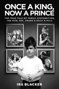 The book cover for my celebrity memoir, Once A King, Now A Prince.