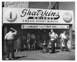 Shatzkins Coney Island Knish company.