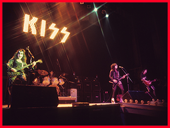 Kiss photo by Ira Blacker the author of once a king, now a prince, a memoir.