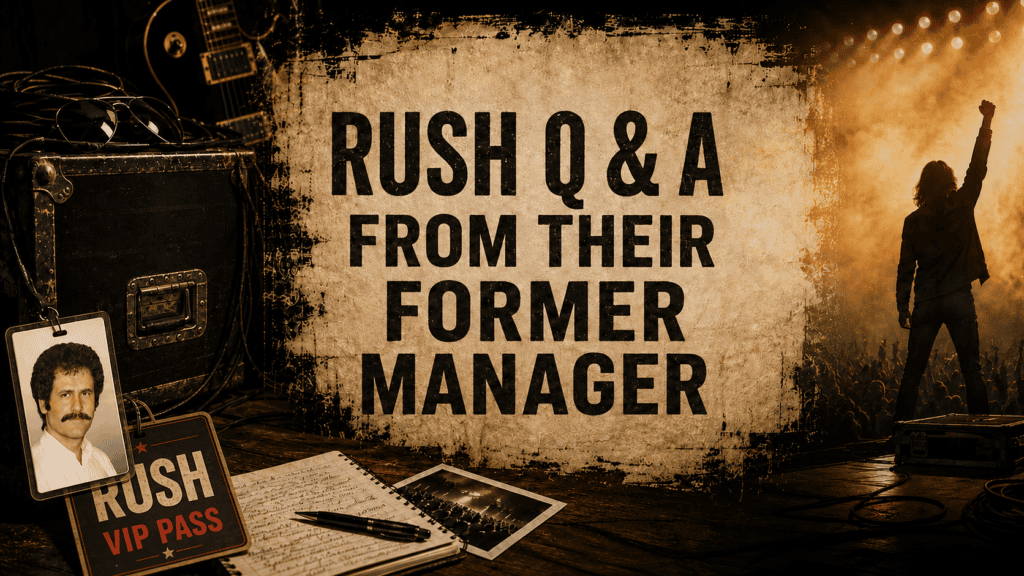 A Rush Q & A linked to the Rush forum where questions were invited.
