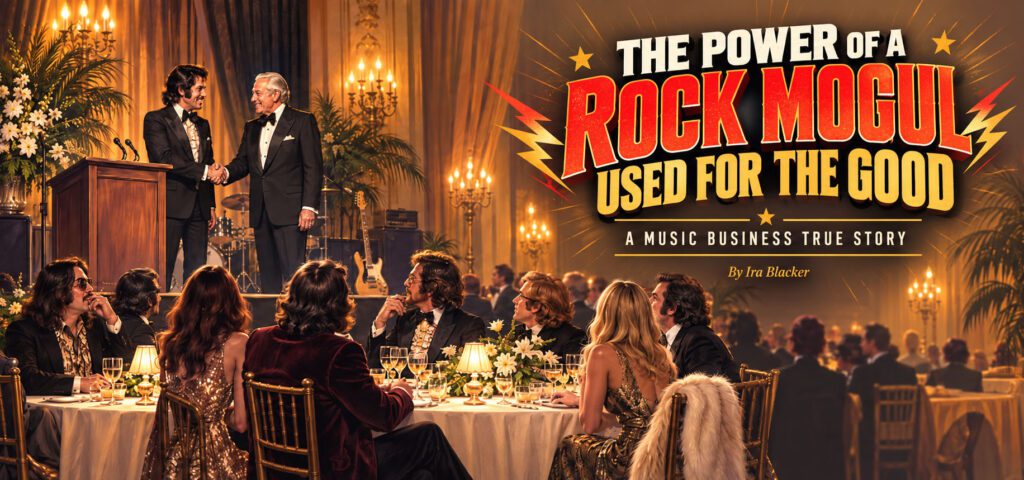 MUSIC BUSINESS TRUE STORY: THE POWER OF A ROCK MOGUL USED FOR THE GOOD