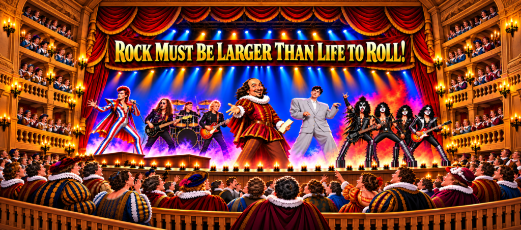 ROCK MUSIC HISTORY: BE LARGER THAN LIFE FOR SUCCESS
